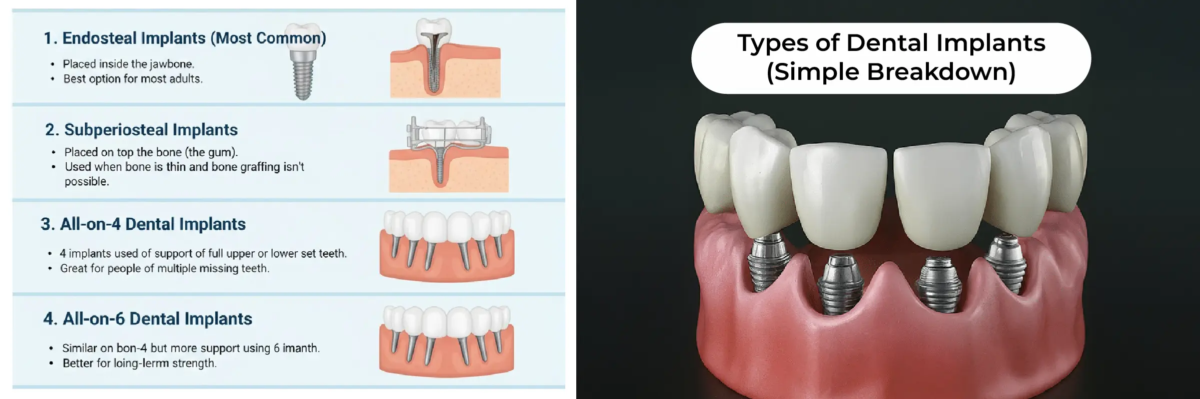 Types of Dental Implants 