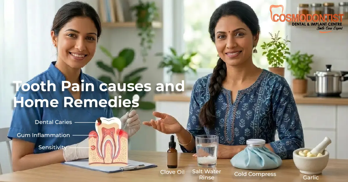 Tooth Pain Causes & Home Remedies